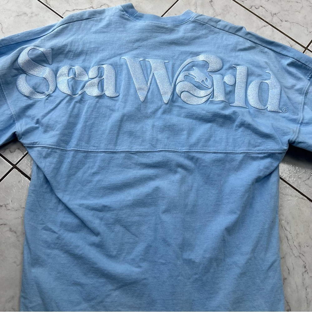 Seaworld Spirit Jersey Baby Blue Long Sleeve